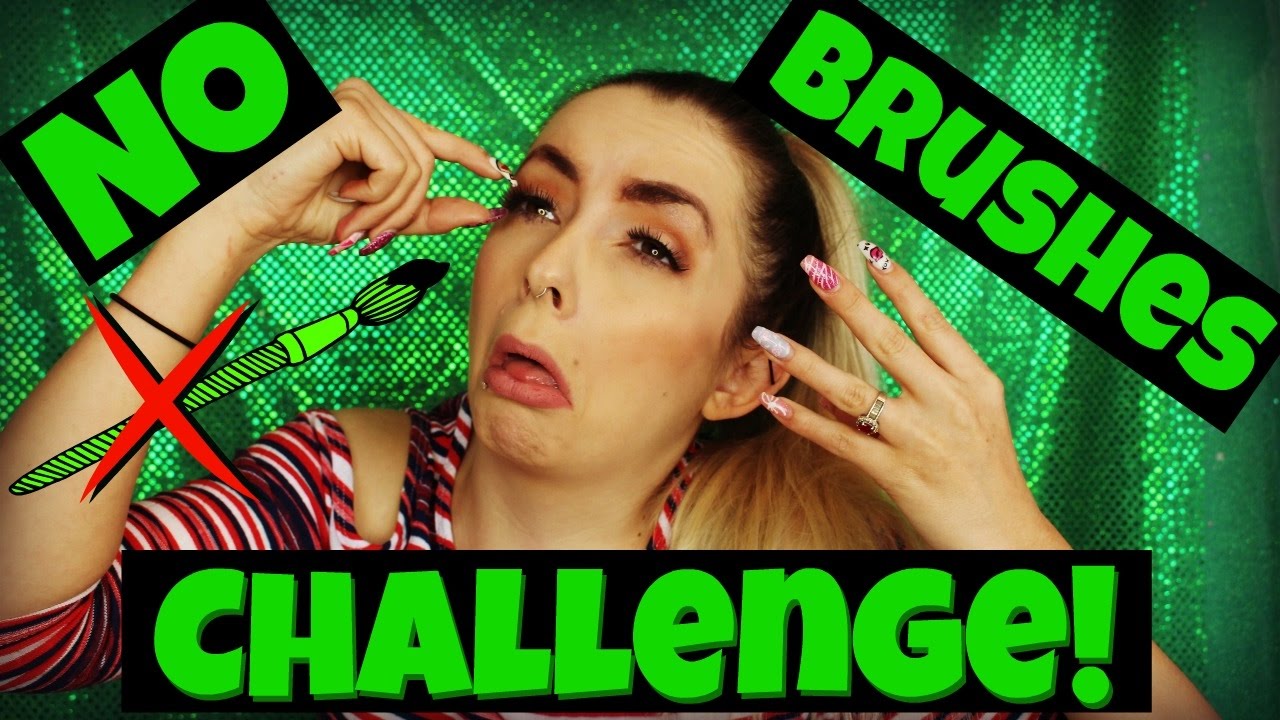 FULL FACE USING ONLY MY FINGERS - (NO BRUSHES) Challenge!!