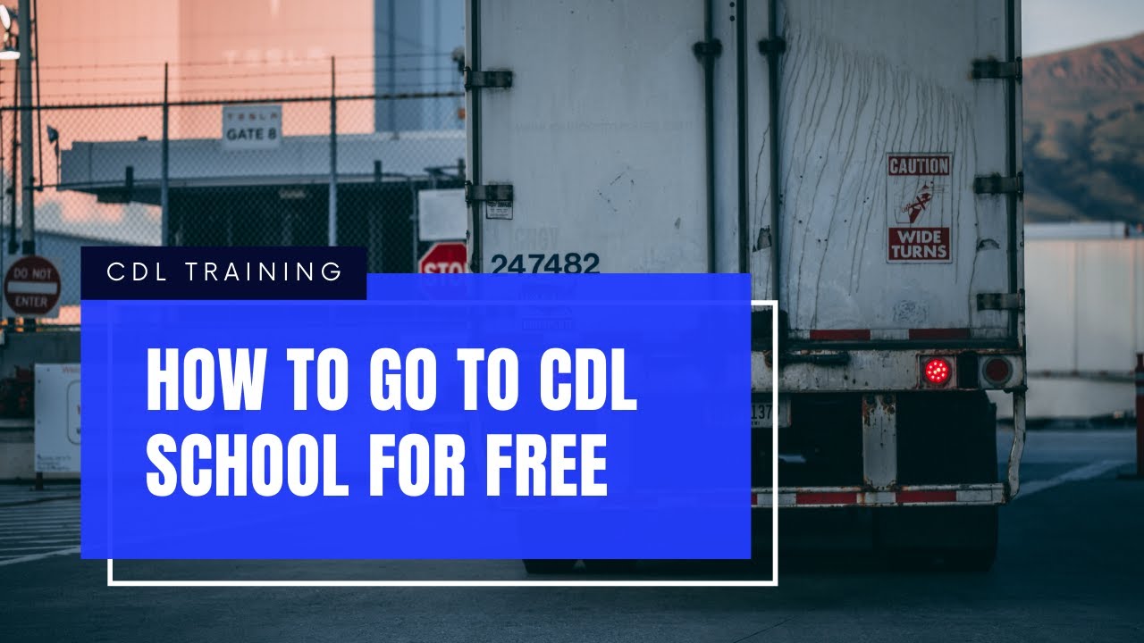 WIOA Grant - How to go to CDL School FOR FREE