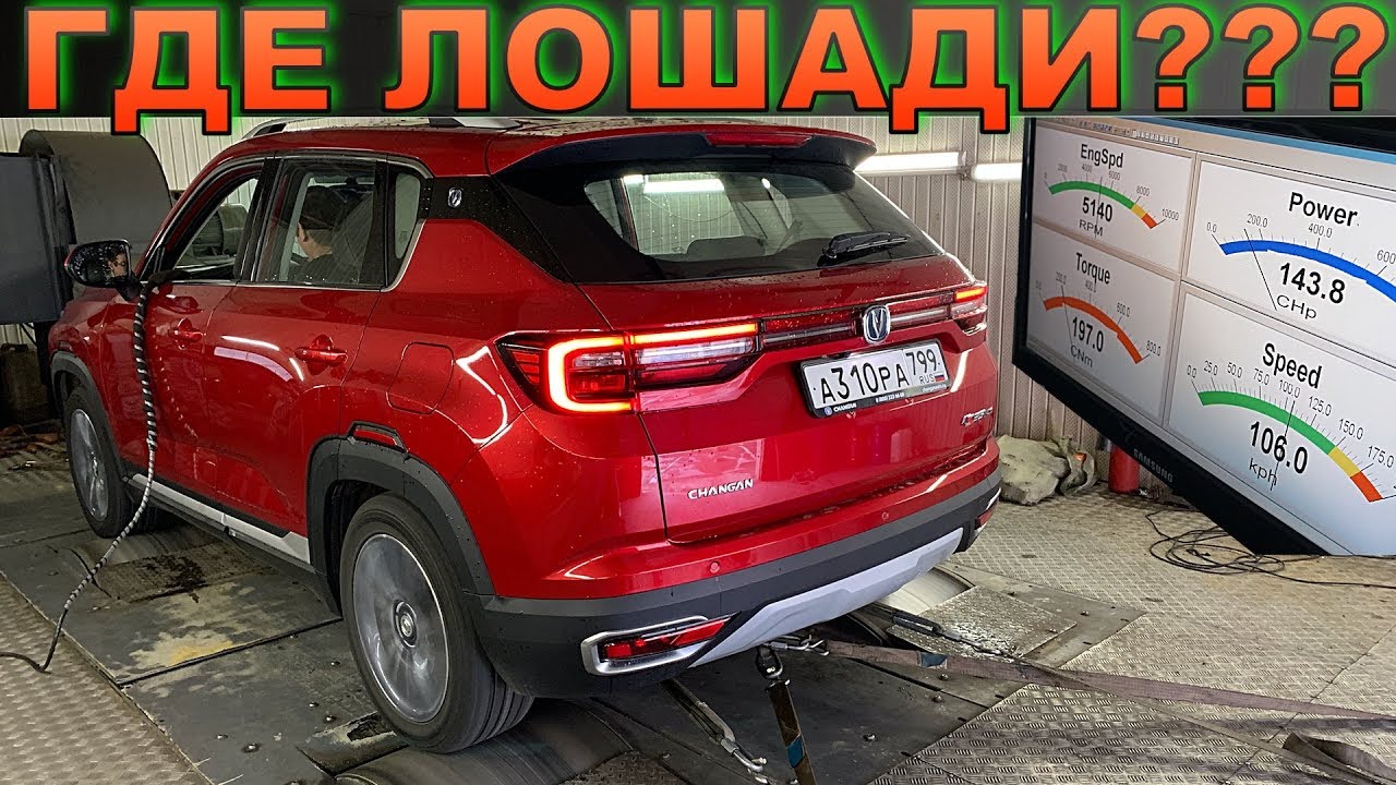 ДУМАЛ БУДЕТ КАК ХЕНДАЙ КРЕТА - ЧАНГАН cs35 плюс - НЕ ДОЛОЖИЛИ 25% МОЩНОСТИ ЗАМЕР на СТЕНДЕ