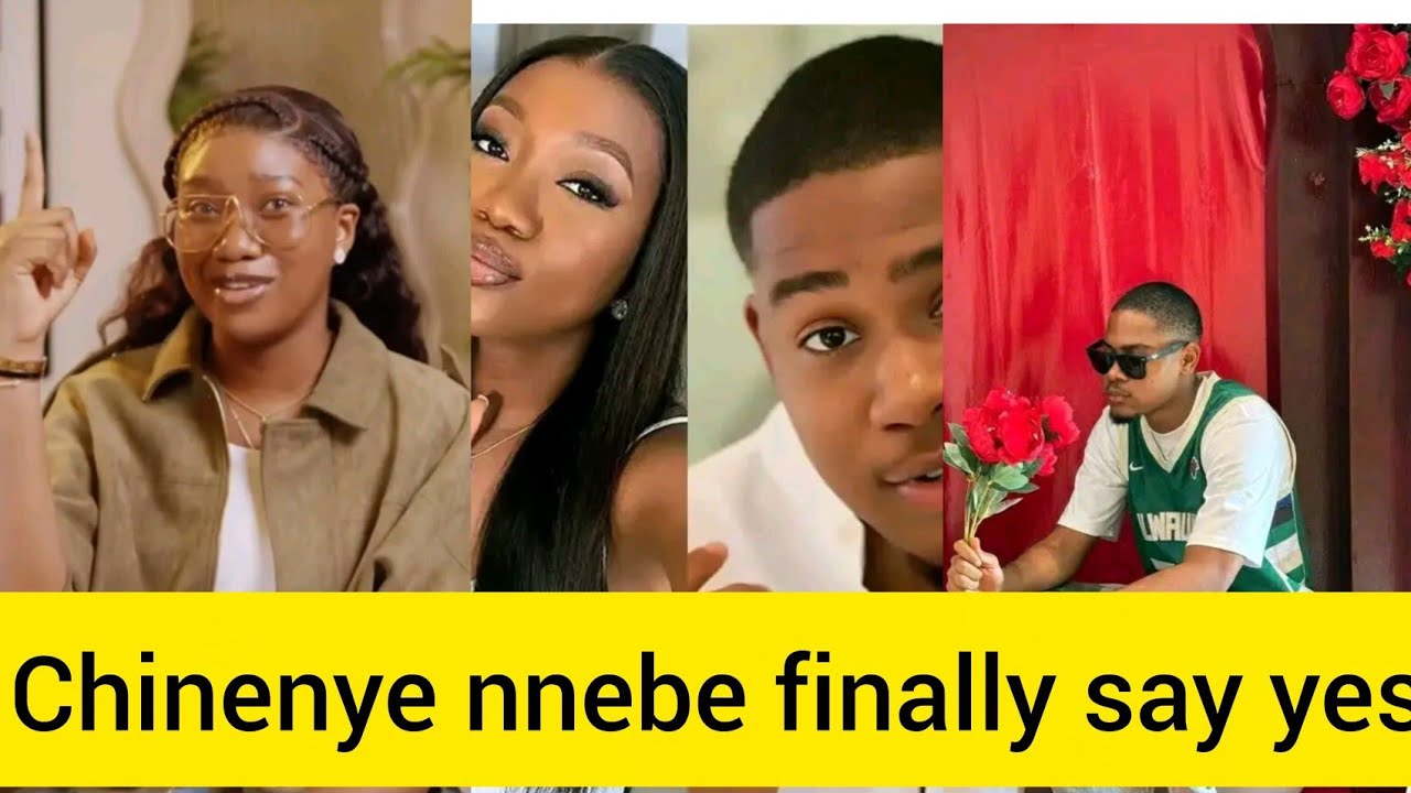  Chinenye nnebe finally say yes to Clinton Joshua ❤️ chinenye nnebe love Clinton Joshua so much