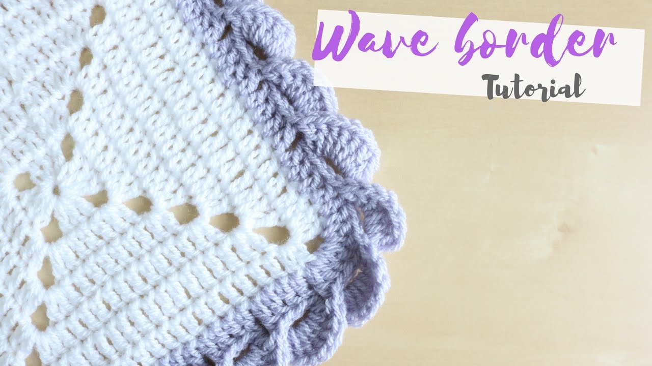 CROCHET: Wave border tutorial | Bella Coco