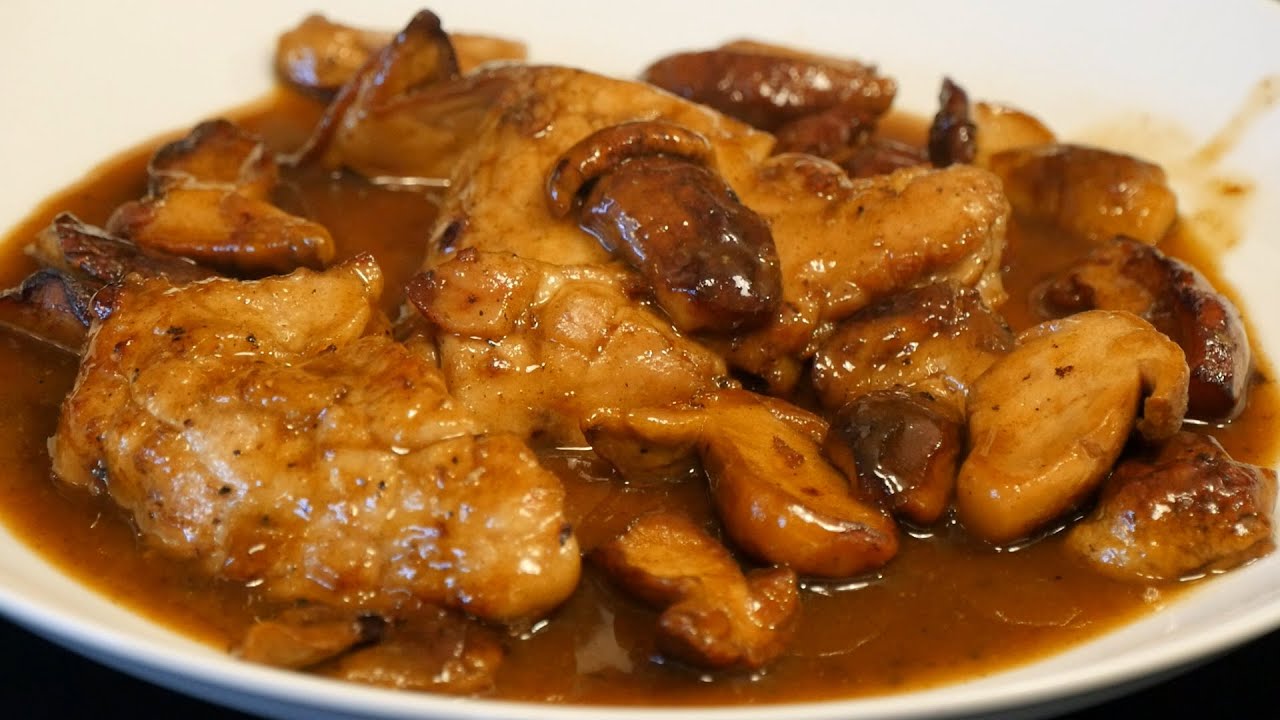 Les ris de veau aux cèpes
