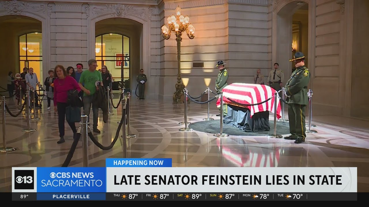 Mourners, elected leaders continue to pay respects to late Sen. Dianne Feinstein