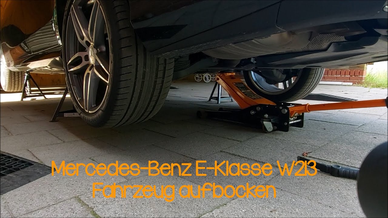 Mercedes E-Klasse W/S213 aufbocken