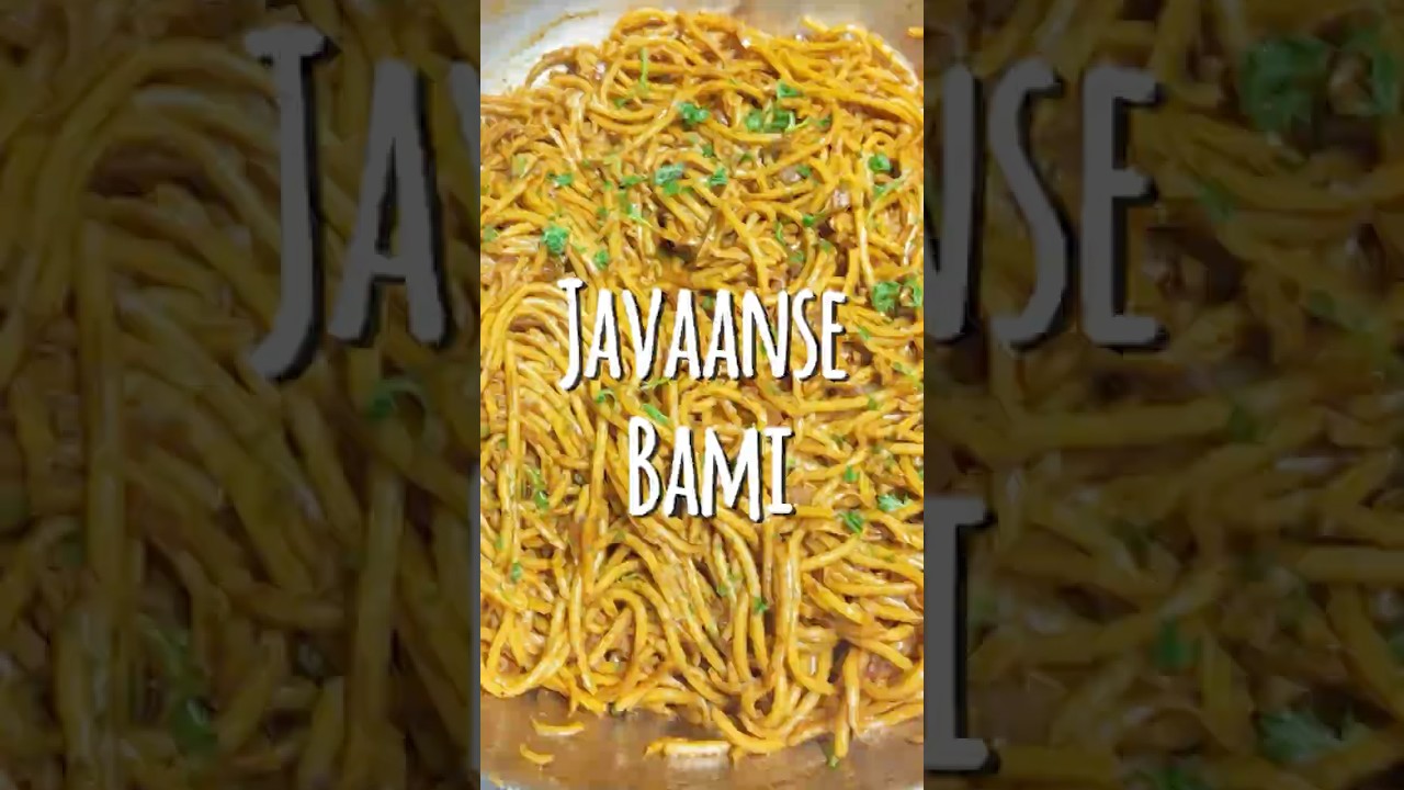 JAVAANSE BAMI Zoals Je Die Nog NOOIT Hebt Gegeten! 😍#bami #surinaamsekeuken #noodles #noodlesrecipe