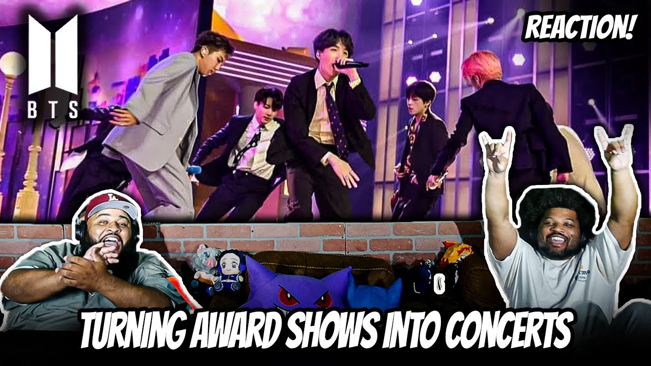 BTS turning award show into their concert REACTION