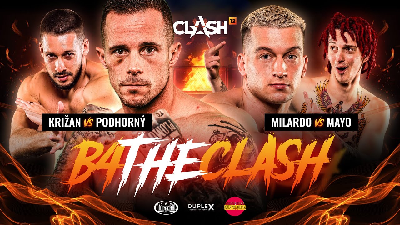 🔴 B4THECLASH: Križan 🆚 Podhorný ➕ Milardo 🆚 Mayo 🔥 CLASH 12