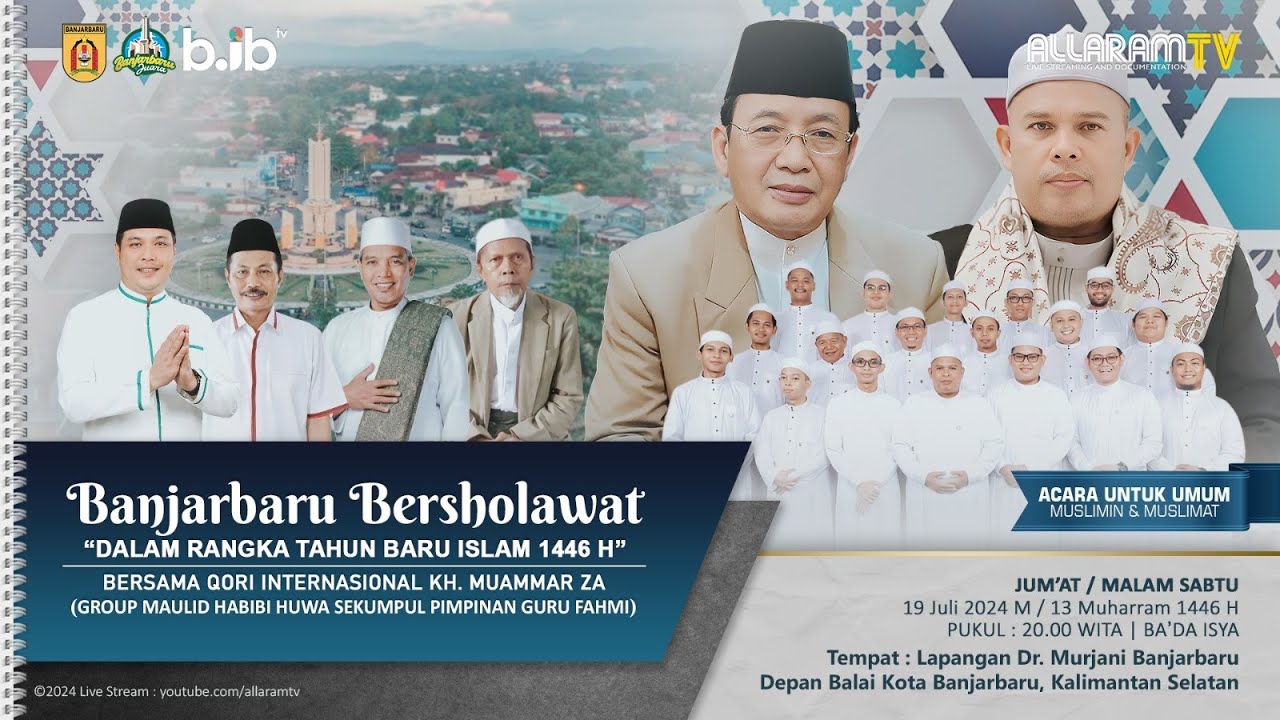 [LIVE] BANJARBARU BERSHOLAWAT Dzikir Nasyid dan Doa Awal Tahun