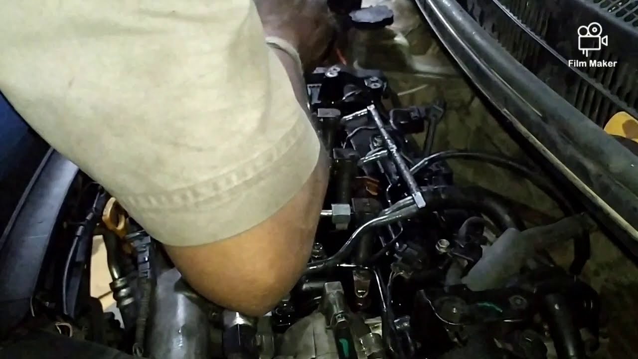 Diesel engine vibration/white smoke/kat kat noise knocking problem.xcent engine kat kat noise.