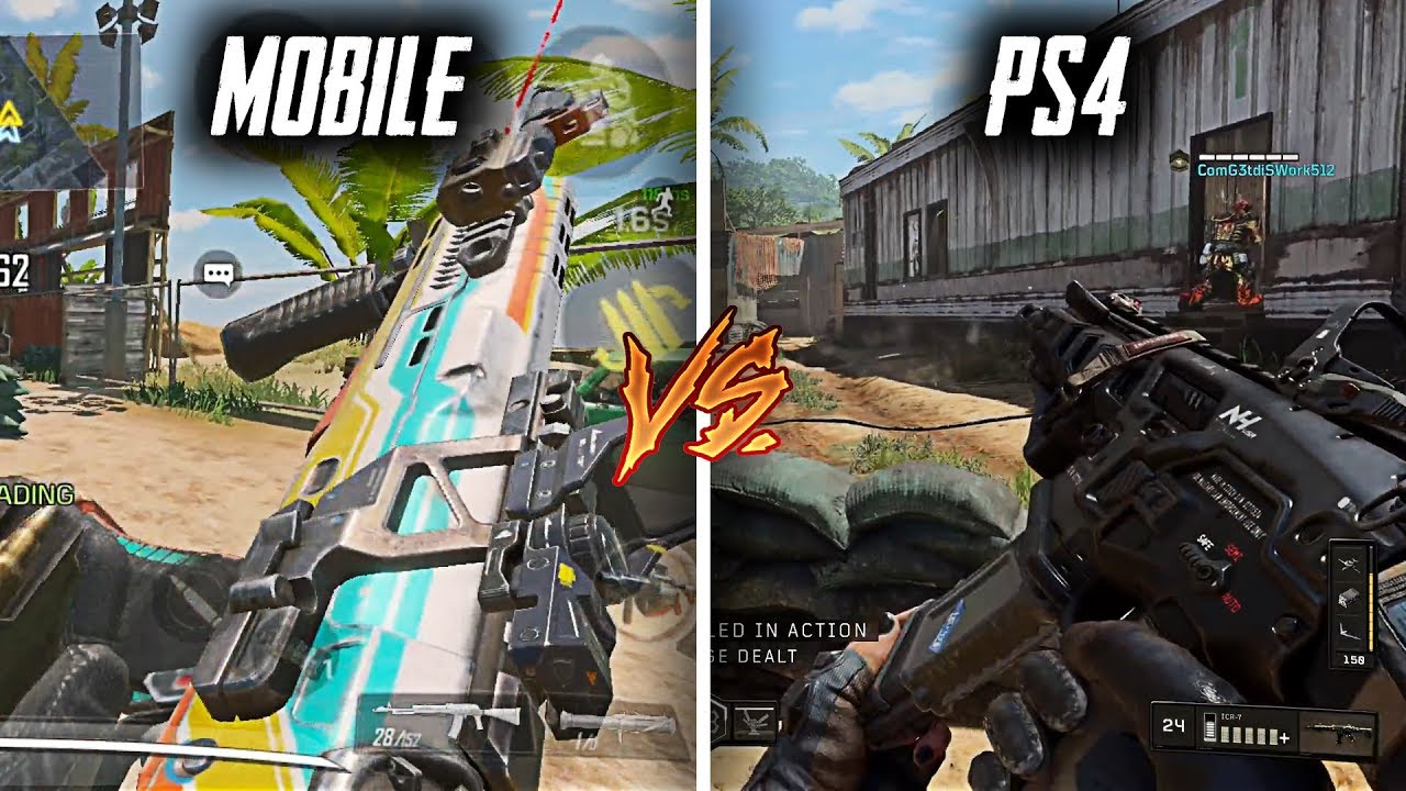 COD Mobile vs Black Ops 1,2,3,4 (Graphics and sound) | PC, PS4, Xbox vs Mobile | Alpha gameplay