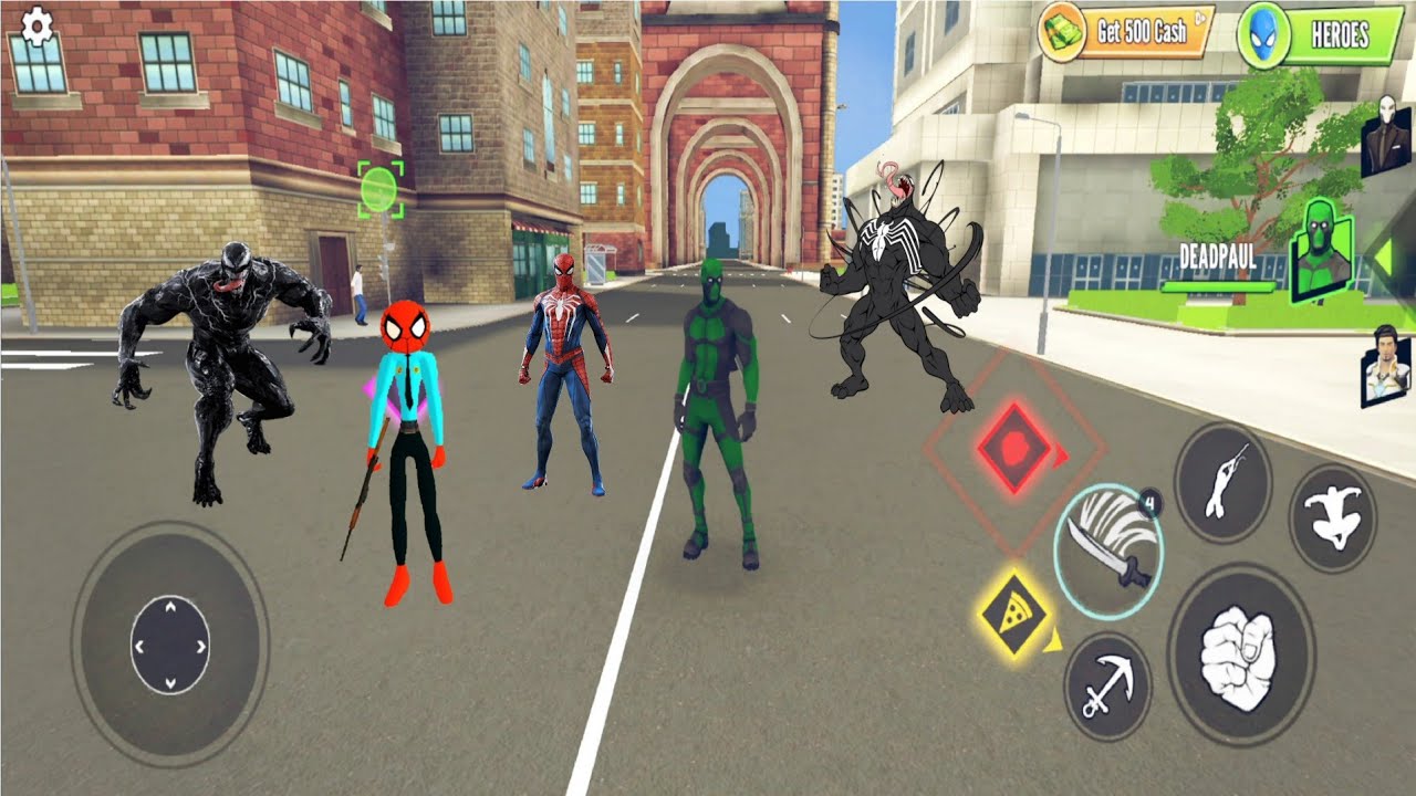 Spider Fighting Action Game Deadpaul Deadly Moves Action 4K Quality Android Gameplay #part13