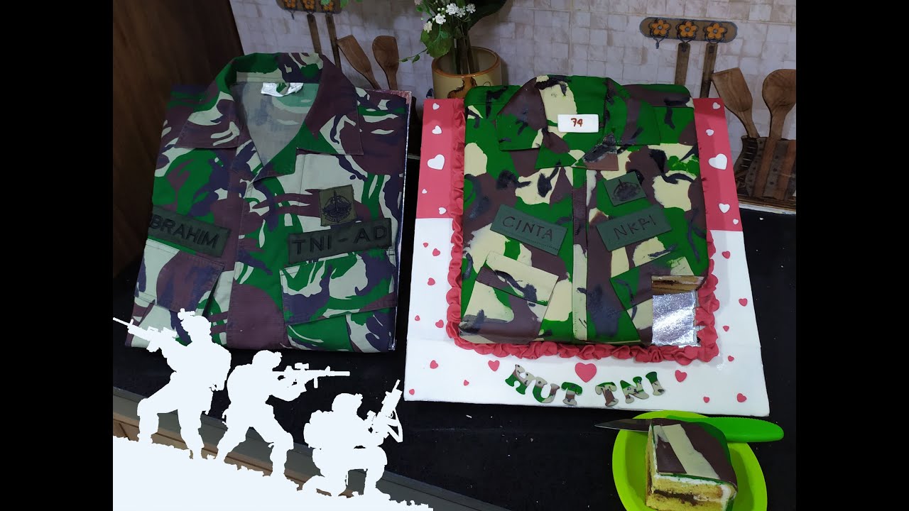 Fondant Cake  - Seragam TNI (PDL)