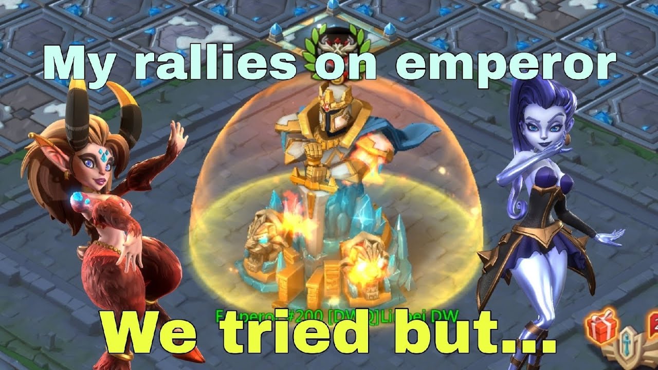 Lords Mobile - Emperor war. LaF gave us no chance/Surviving under hard focus. They forced us to stop