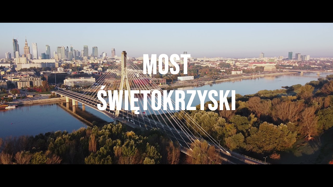 Mosty Warszawy z lotu ptaka | 4K |
