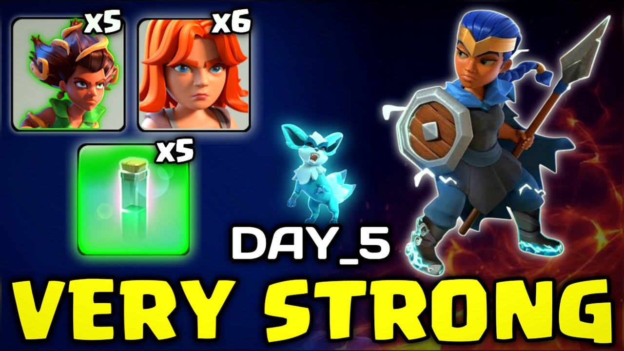 RC Walk with Spirit Fox | Root Rider Valkyrie, Strong attack Strategy Th17 | Coc
