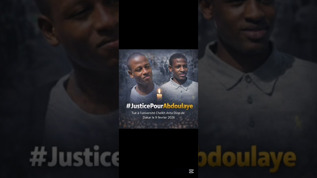 UCAD l'injustice hommage à notre frère Abdoulaye Ba 🕊️ Écoute jusqu’à la fin @ucadsenegal 
