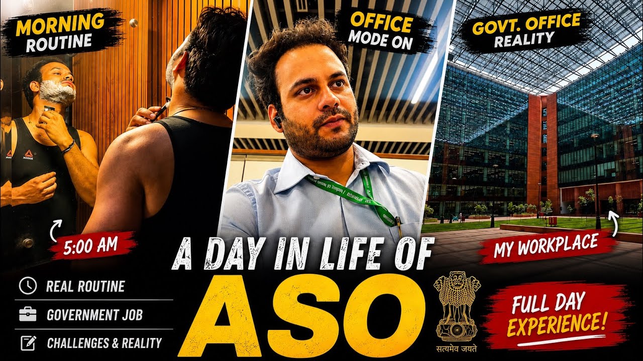 A Day in My Life as a Government Officer ||Life After SSC CGL ||