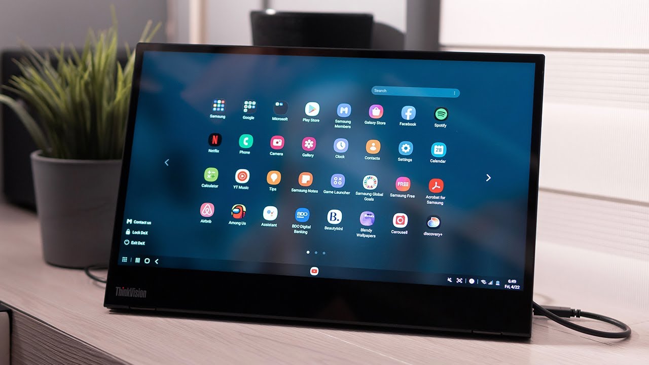 Lenovo ThinkVision M14t | Тонкий сенсорный портативный монитор!