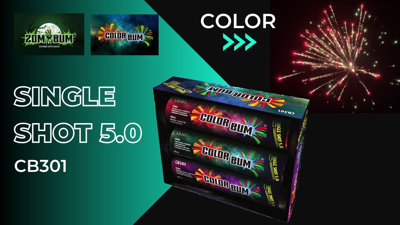 Single Shot 5.0 Zom Bum Color Bum 3pcs 50mm CB301
