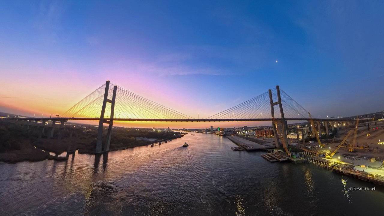 Savannah Riverfront at First Light