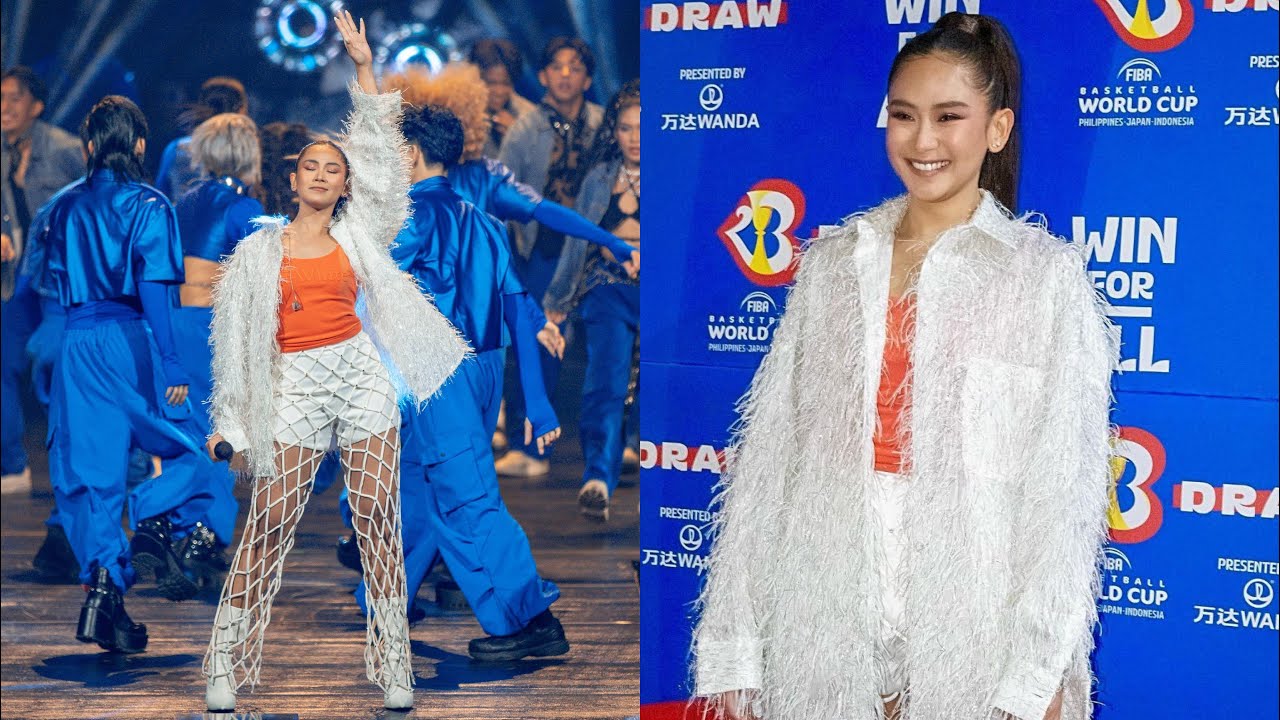 AMAZING PERFORMANCES OF SARAH GERONIMO AT FIBA WORLDCUP DRAW
