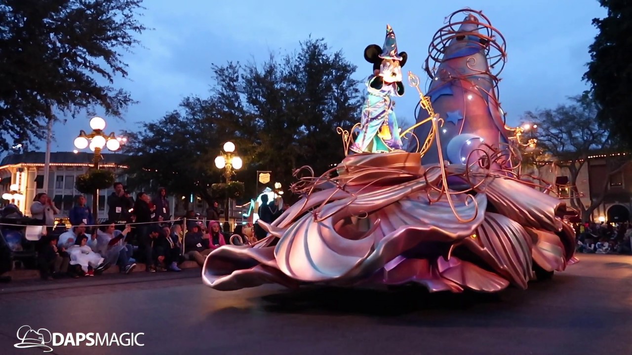 Magic Happens Evening Parade at Disneyland Opening Weekend