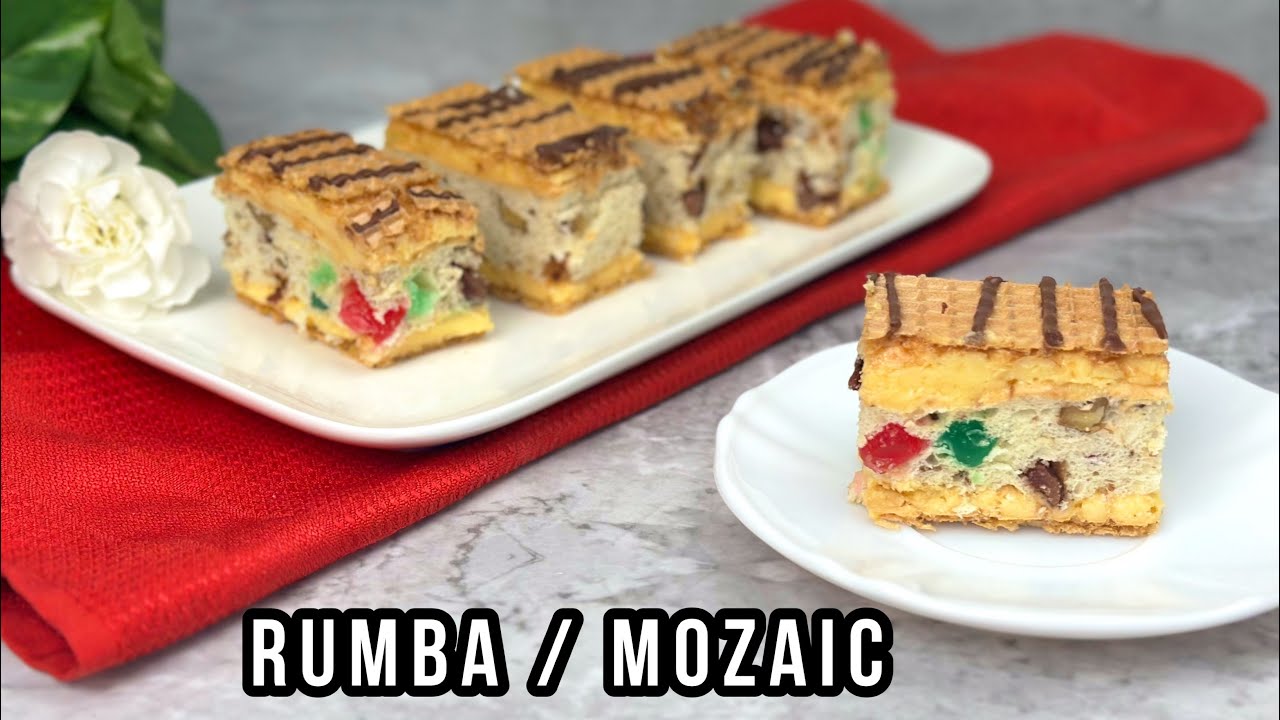 Prajitura RUMBA / MOZAIC | @egustos