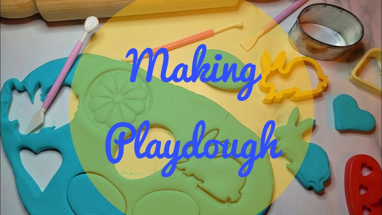 Making Homemade Playdough With Miss Blue