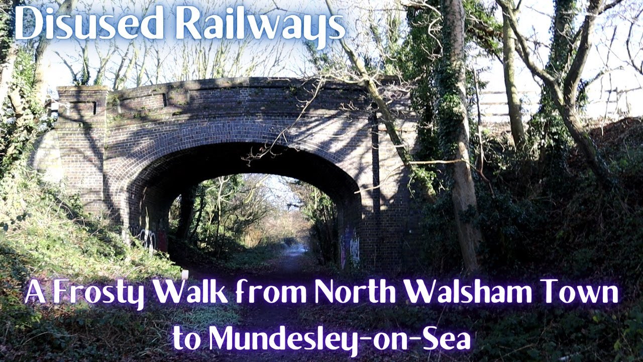 Disused Railways - A Frosty Walk from North Walsham Town to Mundesley-on-Sea