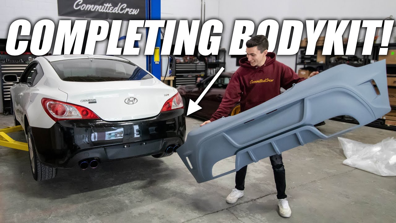 Aggressive Rear Bumper Install on the Genesis!