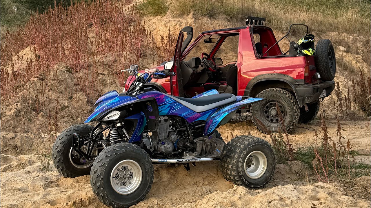 YAMAHA YFZ 450 EDURO & SUZUKI VITARA #yfz450 #suzuki #enduro #dc #viral 