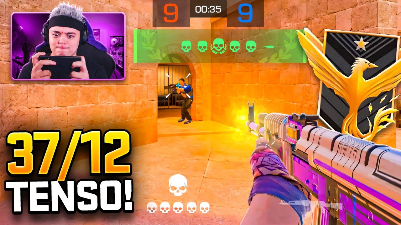 RANKED MAIS DIFÍCIL, EMOÇÃO ATÉ O FIM | 37 KILLS! - STANDOFF 2