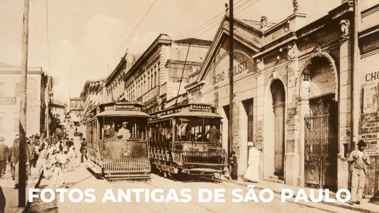 FOTOS ANTIGAS  de SÃO PAULO - IMAGENS RARAS - Anos 1890 e 1900