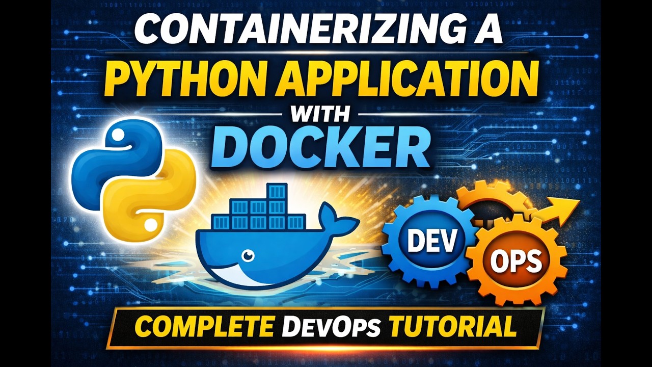 Containerizing a Python Application with Docker | Complete DevOps Tutorial