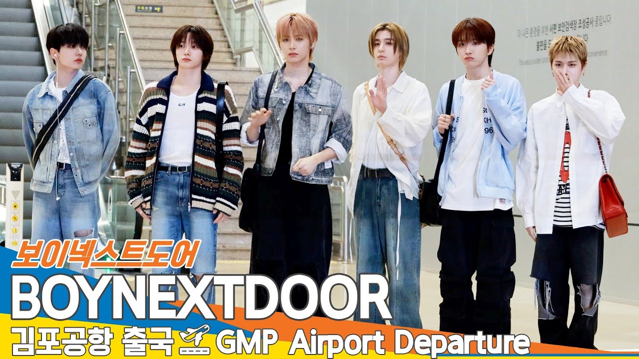 보이넥스트도어, 13일 미니4집 ‘No Genre’ 컴백 ‘I Feel Good’👍기대 만땅(출국)✈️BOYNEXTDOOR Airport Departure 25.5.9 Newsen