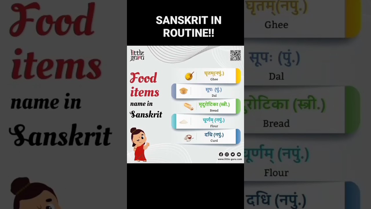 #littleguru #littlegsanskrit #sanskritinroutine #sanskritwords