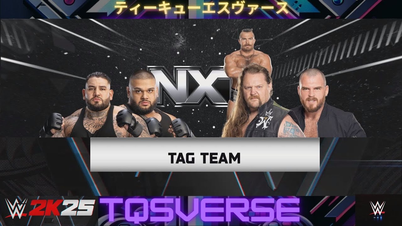 AOP (C) VS GALLUS. NXT. WWE 2K25. TQS