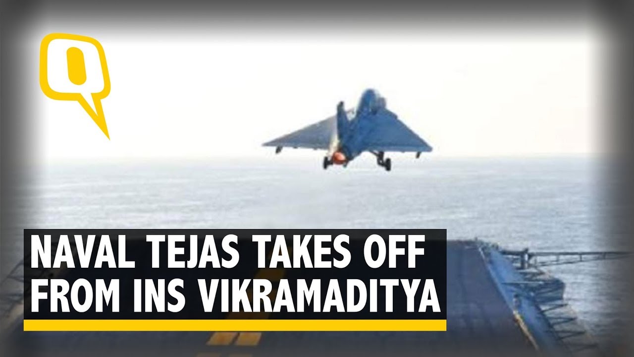 Naval version of Tejas successfully takes off from INS Vikramaditya | The Quint