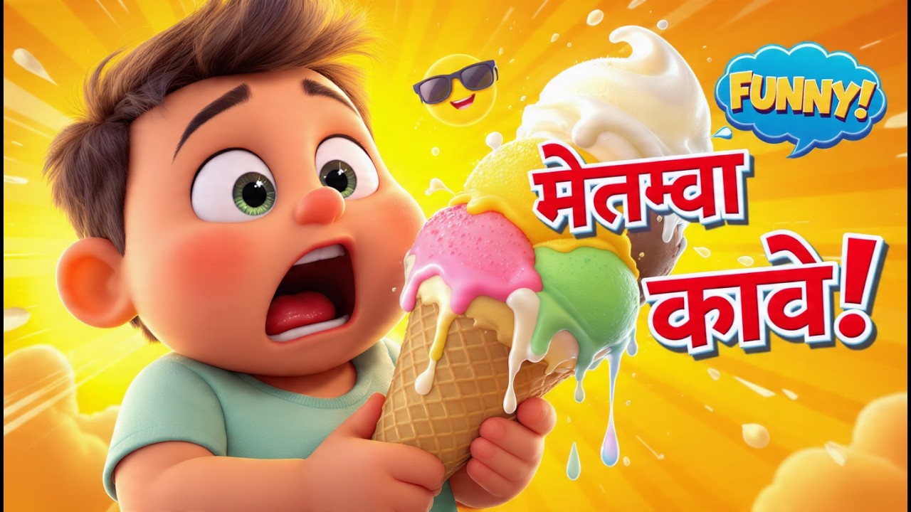 🎵 PAAGAL BABU _ गर्मी में आइसक्रीम 🍦 ''cartoonkids''  Hindi Cartoon for Kids