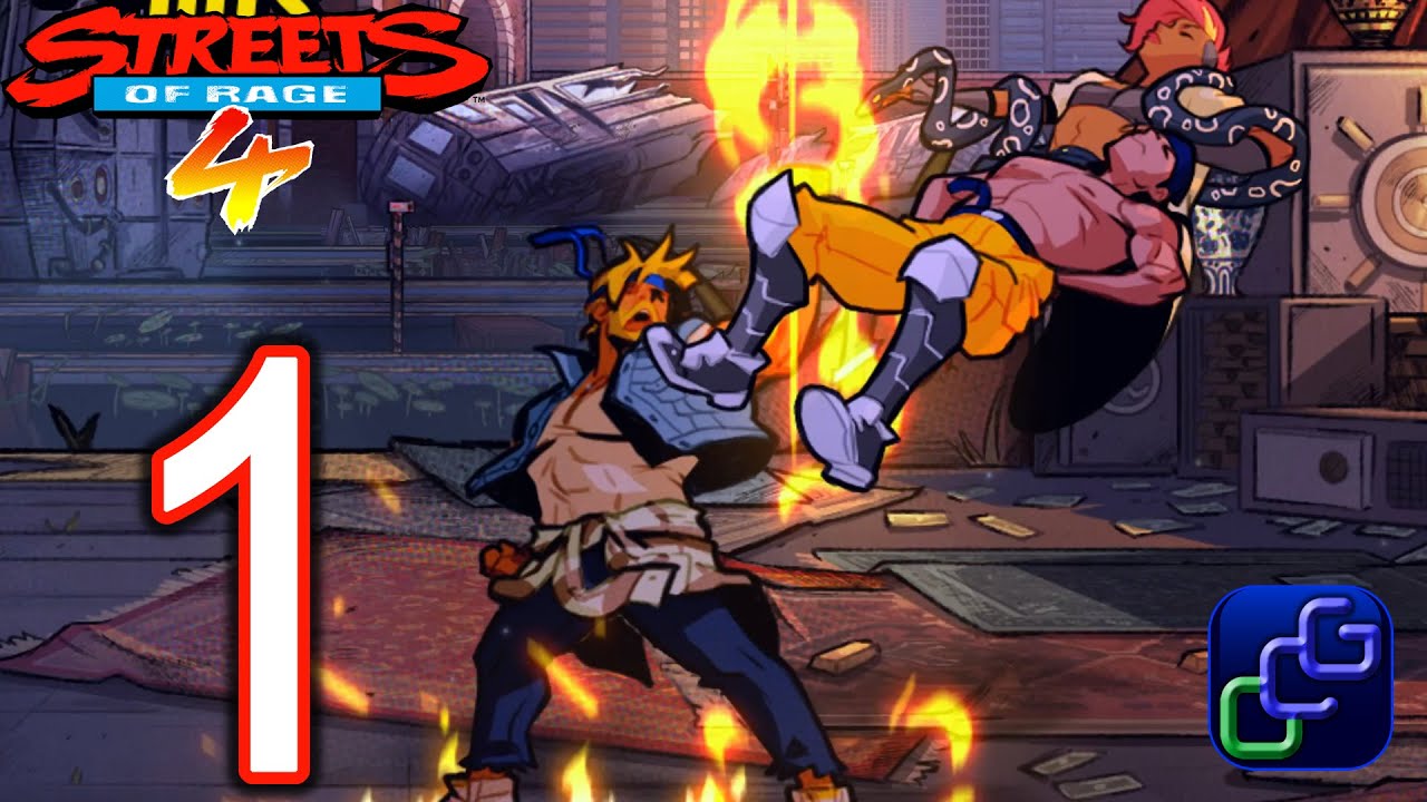 Streets of Rage 4 PC 4K Gameplay - Part 1 - Stage 1: The Streets