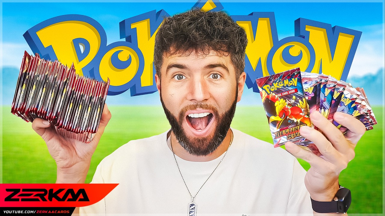 I OPENED 100 POKEMON DESTINED RIVALS PACKS!