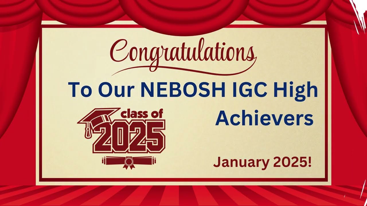 NEBOSH IGC High Achievers | NEBOSH IGC Result 2025! #NeboshResult #AchieversAcademy #Success #Viral