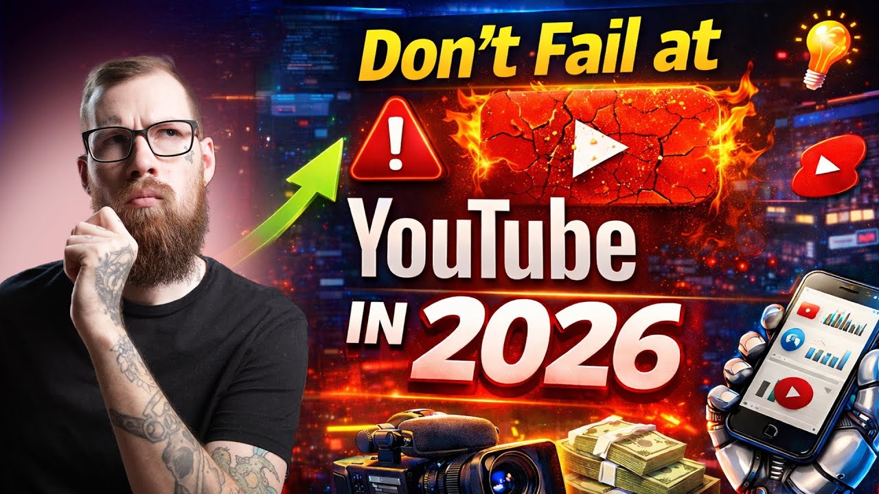 Почему большинство YouTube-каналов потерпят неудачу в 2026 году (и как этого избежать)