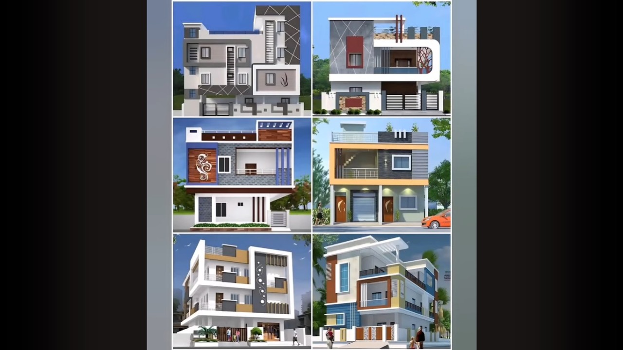 Top 170 House G+1 Building Front Elevation2025 Latest G+1 House G+1 Elevation#balcony design#Veranda