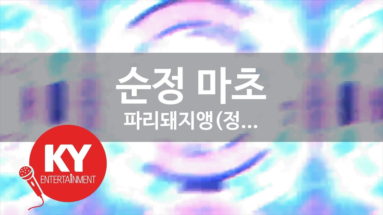 순정 마초 - 파리돼지앵(정형돈,정재형)(Soonjung Macho - Jung Hyung Don,Jung Jae Hyung) (KY.58313) / KY Karaoke