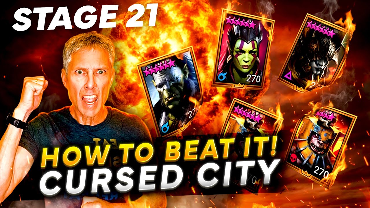 MAKE IT HAPPEN! Cursed City Stage 21 Guide, Team Strategy And Tips! | Raid Shadow Legends