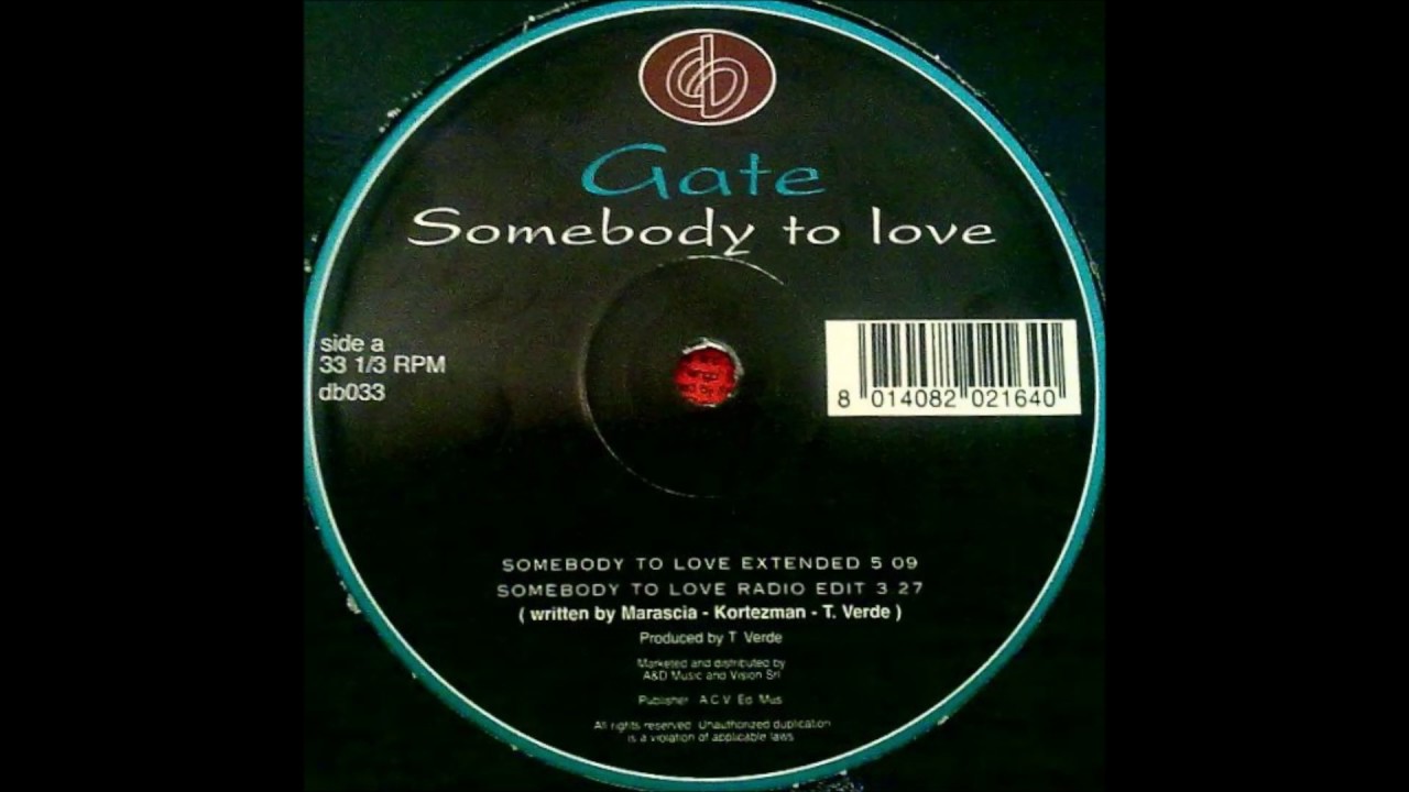 Gate - Somebody To Love (1998)