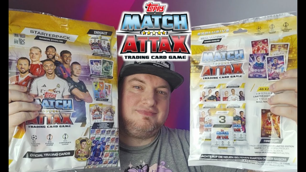 TOPPS UCC MATCH ATTAX STARTERPACK & MEGA MULTIPACK - Schöne neue Karten