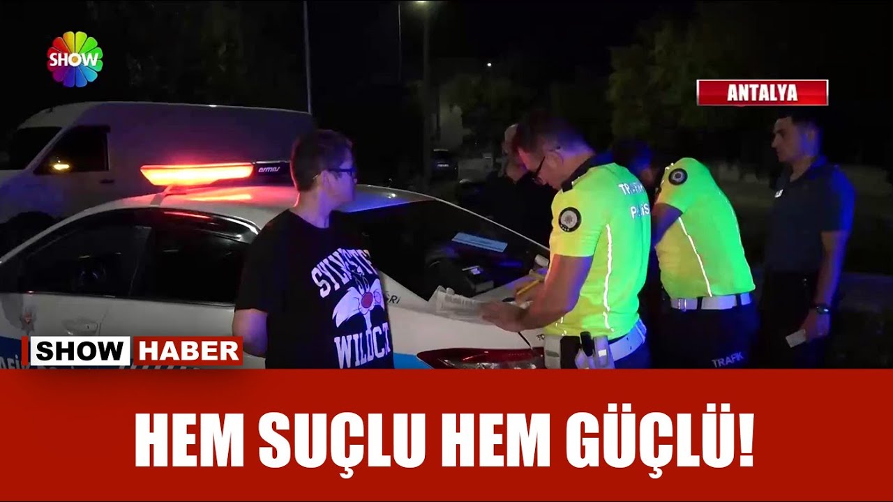 Alkollü sürücü tehditler savurdu