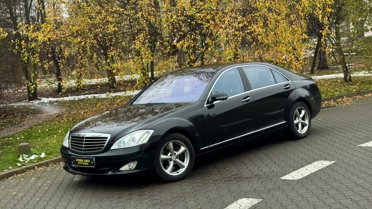 Mercedes S klasa W221 5.5 V8 LONG Prezentacja Auta / Biznes klasa do 50 tys zł